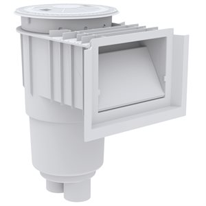 AquaStar FlowStar Skimmer, Water Stop Face, White