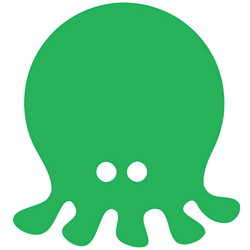 Foam Play Raft, Octopus, Green