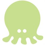 Foam Play Raft, Octopus, Lime Green
