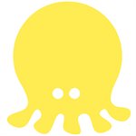 Foam Play Raft, Octopus, Yellow