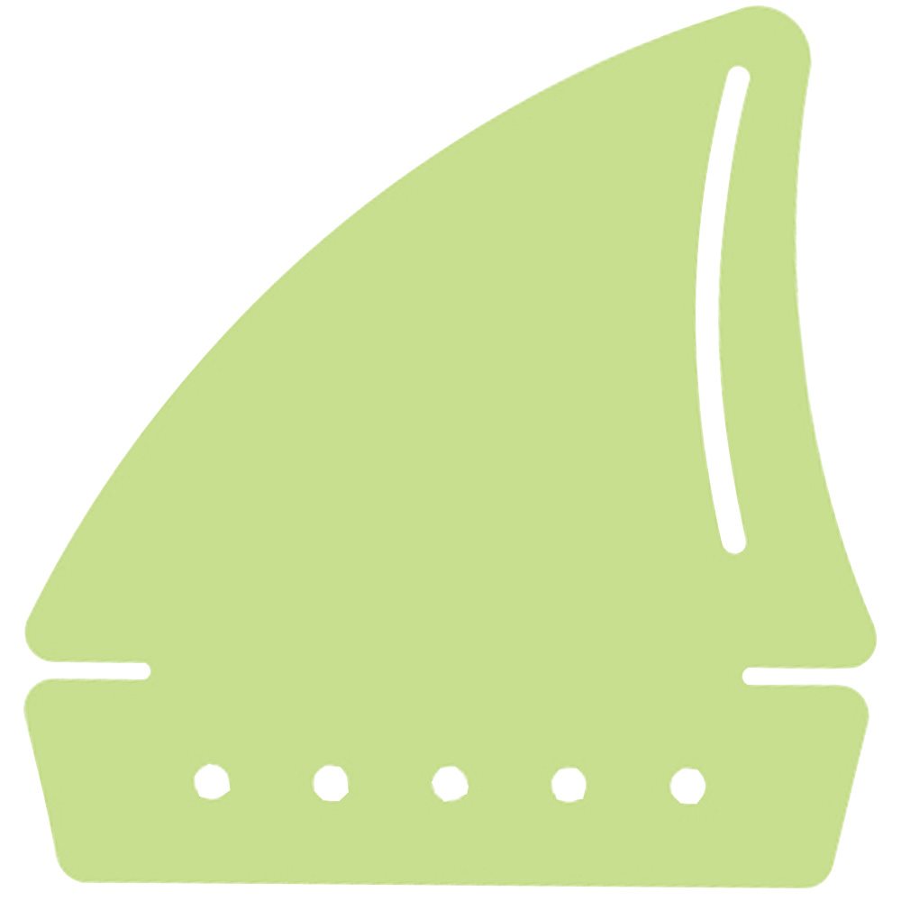 Foam Play Raft, Sailboat, Lime Green