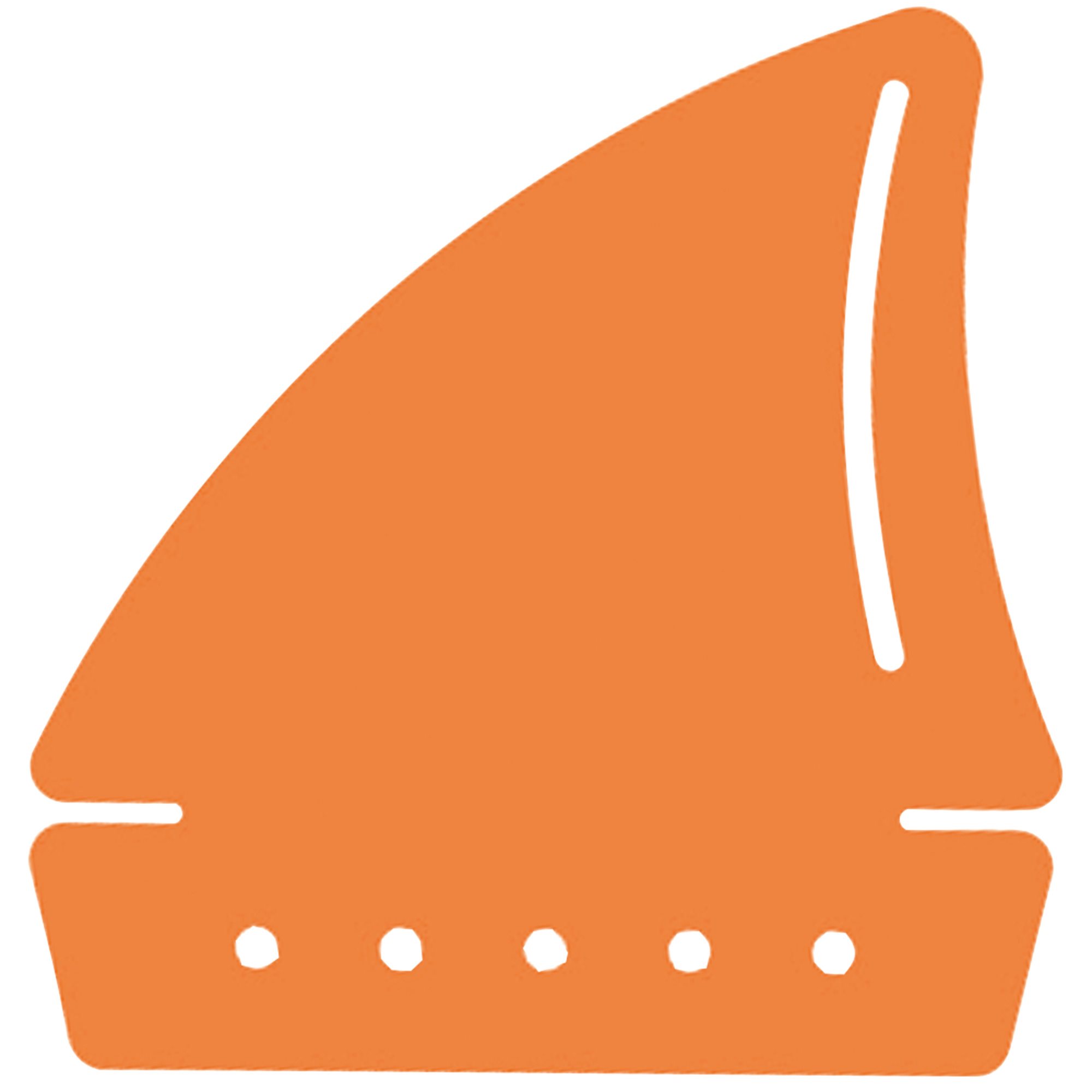Foam Play Raft, Sailboat, Orange