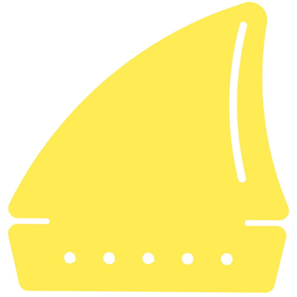 Foam Play Raft, Sailboat, Yellow