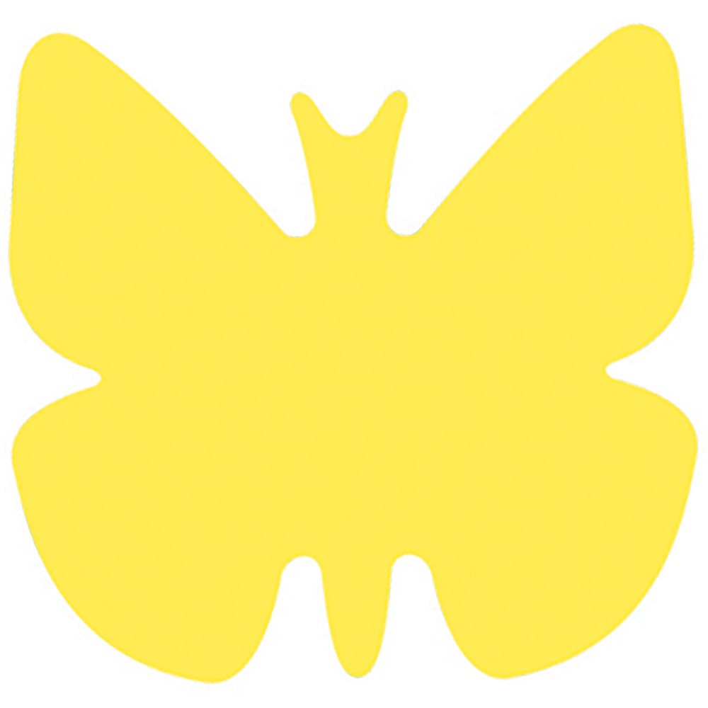 Foam Play Raft, Butterfly, Yellow