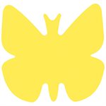 Foam Play Raft, Butterfly, Yellow