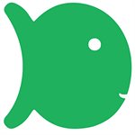 Foam Play Raft, Fish, Green