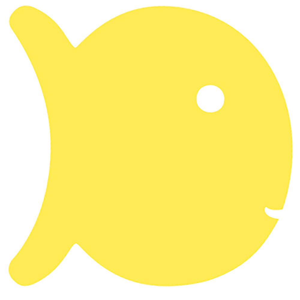 Foam Play Raft, Fish, Yellow