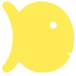 Foam Play Raft, Fish, Yellow