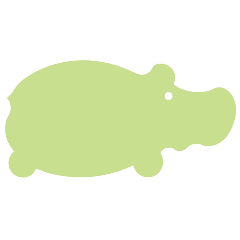 Foam Play Raft, Hippo, Lime Green