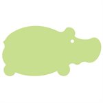 Foam Play Raft, Hippo, Lime Green