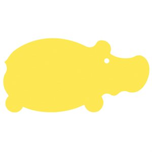 Foam Play Raft, Hippo (Select Color)