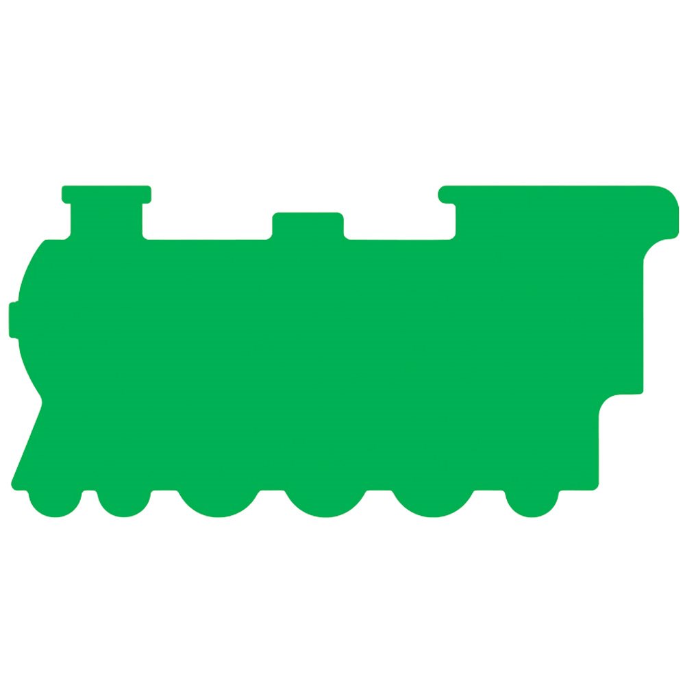 Foam Play Raft, Train, Green