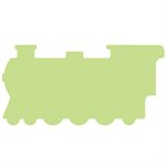 Foam Play Raft, Train, Lime Green