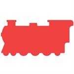 Foam Play Raft, Train, Red