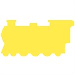 Foam Play Raft, Train, Yellow