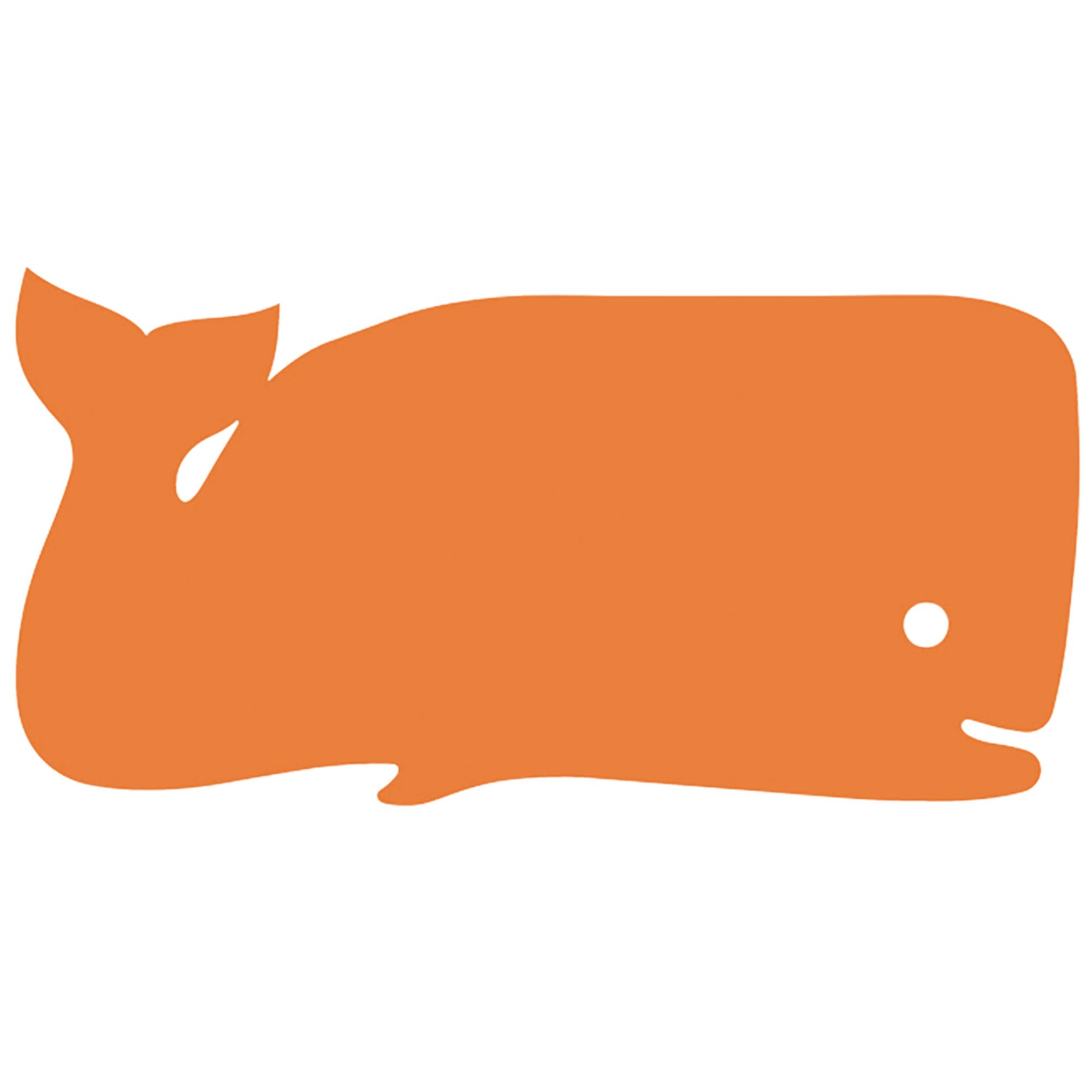 Foam Play Raft, Whale, Orange