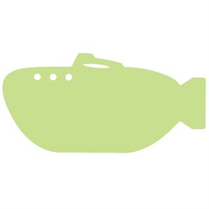 Foam Play Raft, Submarine (Select Color)