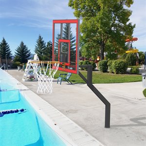 Spectrum Jamma! Jr Eextended Reach Basketball Hoop