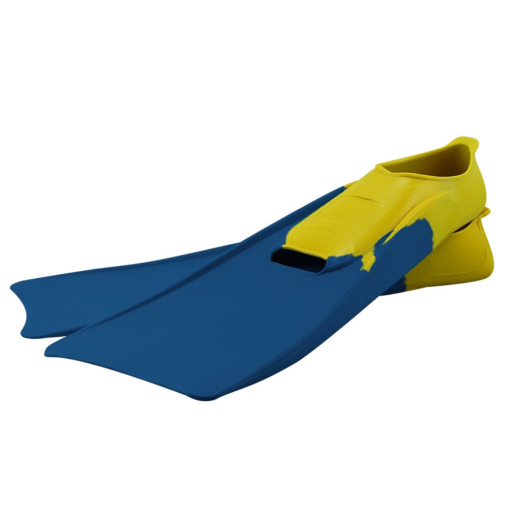 Rubber Fins, Color Coded, Blue 7-9