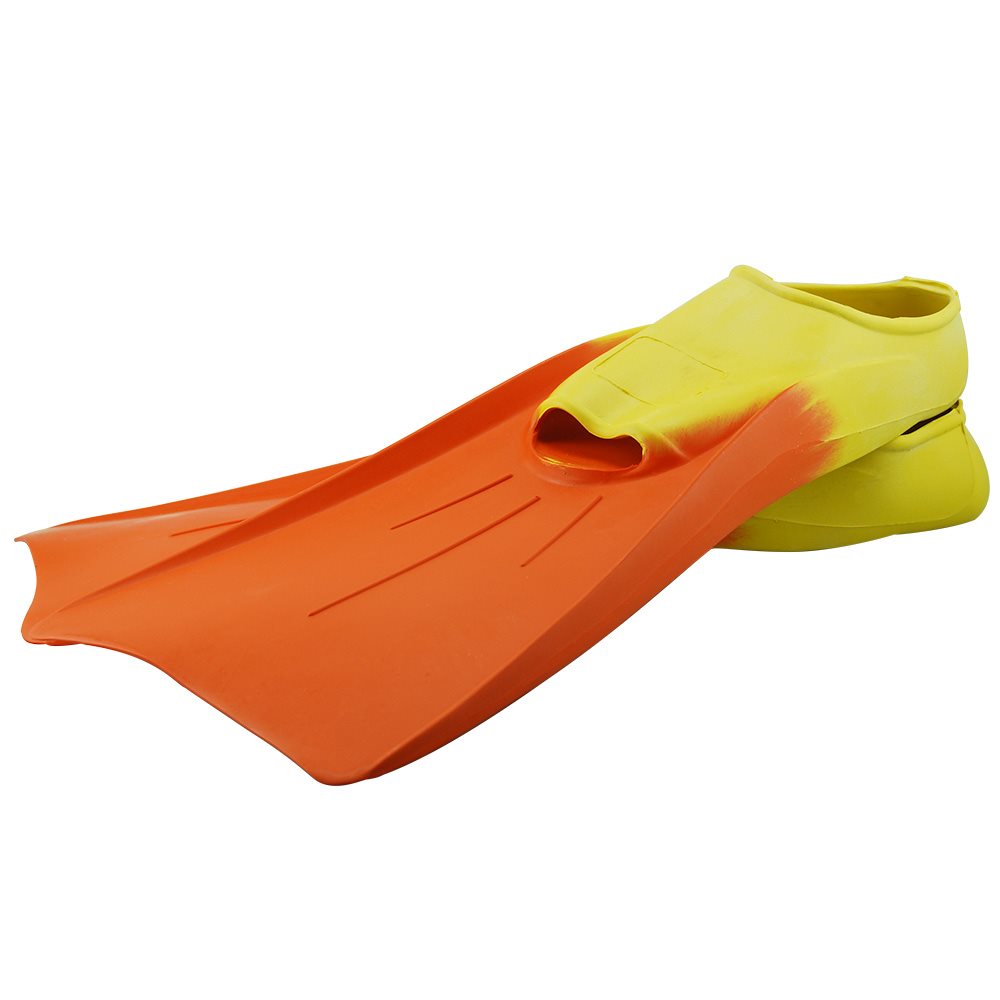 Rubber Fins, Color Coded, Orange 13-14
