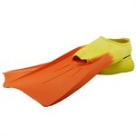 Rubber Fins, Color Coded, Orange 13-14
