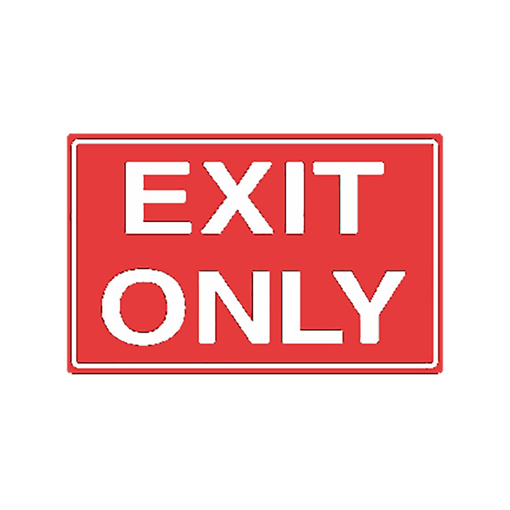 Tailwind Sign 18 X 12 EXIT ONLY
