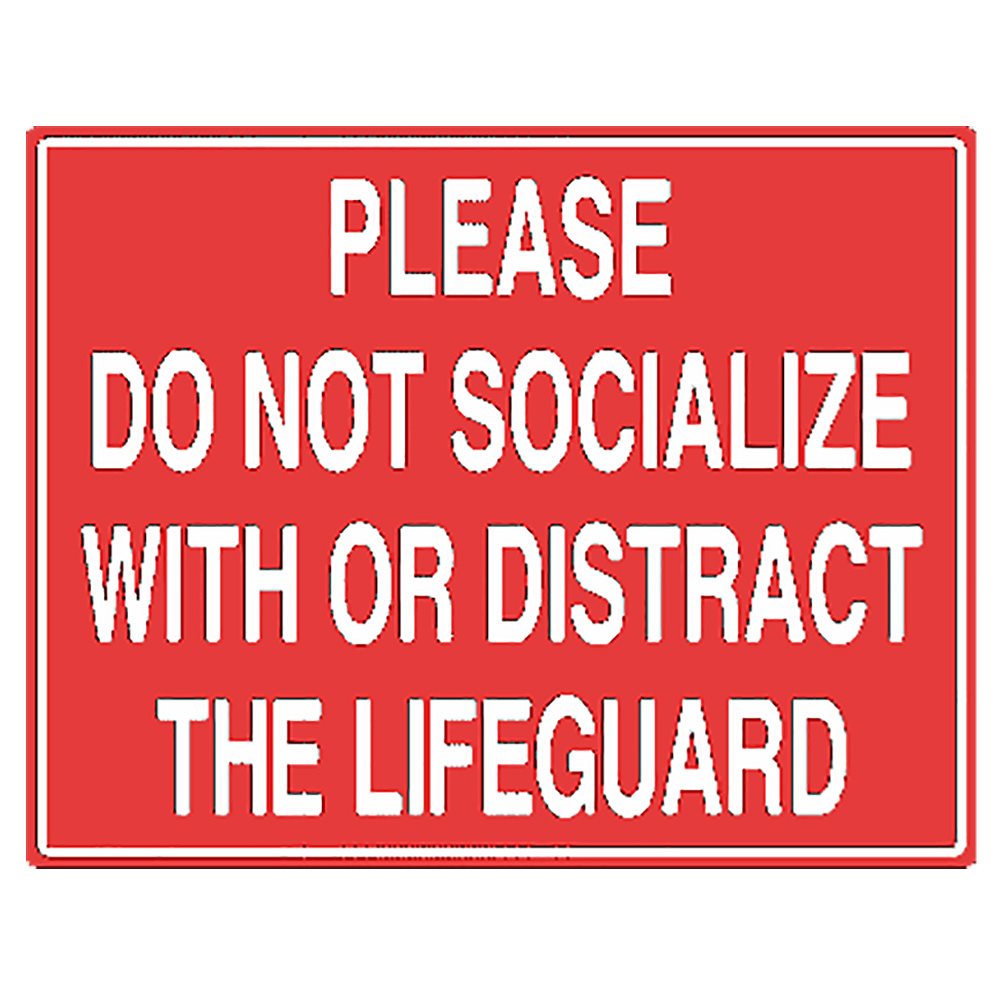 Tailwind Sign 24 X 18 PLEASE DO NOT SOCIALIZE WITH LG