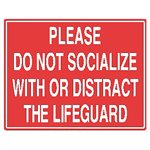 Tailwind Sign 24 X 18 PLEASE DO NOT SOCIALIZE WITH LG
