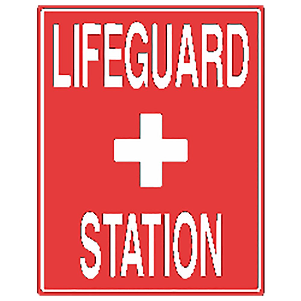 Tailwind Sign 18 X 24 LIFEGUARD + STATION