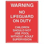 Tailwind Sign 18 X 24 WARNING CHILDREN