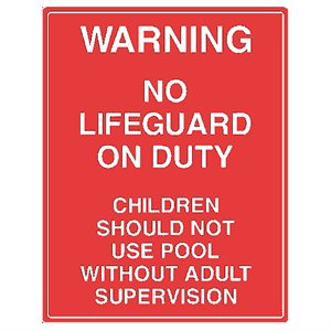 Tailwind Sign 18 X 24 WARNING CHILDREN
