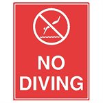 Tailwind Sign 18 X 24 NO DIVING