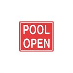 Tailwind Sign 12 X 10 POOL OPEN