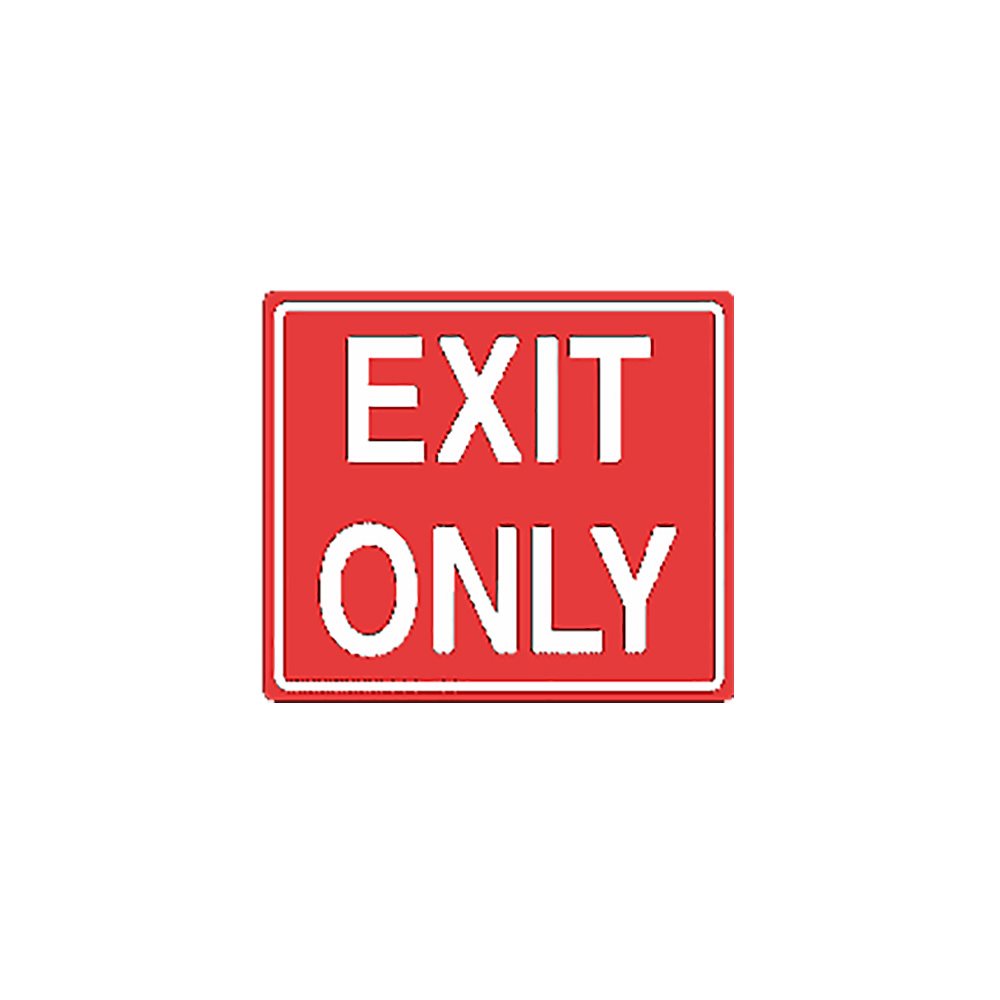 Tailwind Sign 12 X 10 EXIT ONLY