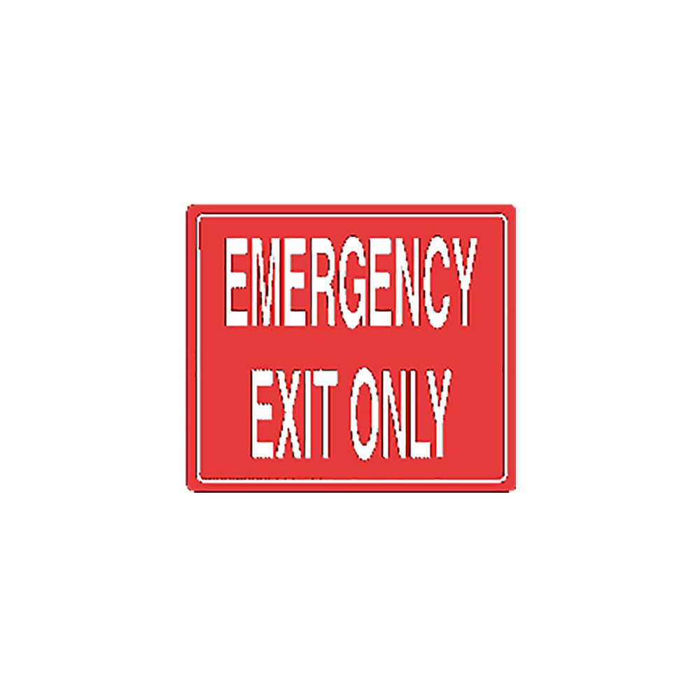 Tailwind Sign 12 X 10 EMERGENCY EXIT ONLY