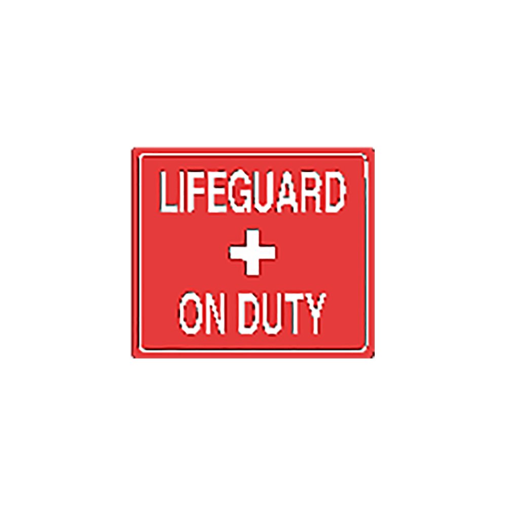 Tailwind Sign 12 X 10 LIFEGUARD + ON DUTY