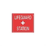 Tailwind Sign 12 X 10 LIFEGUARD + STATION
