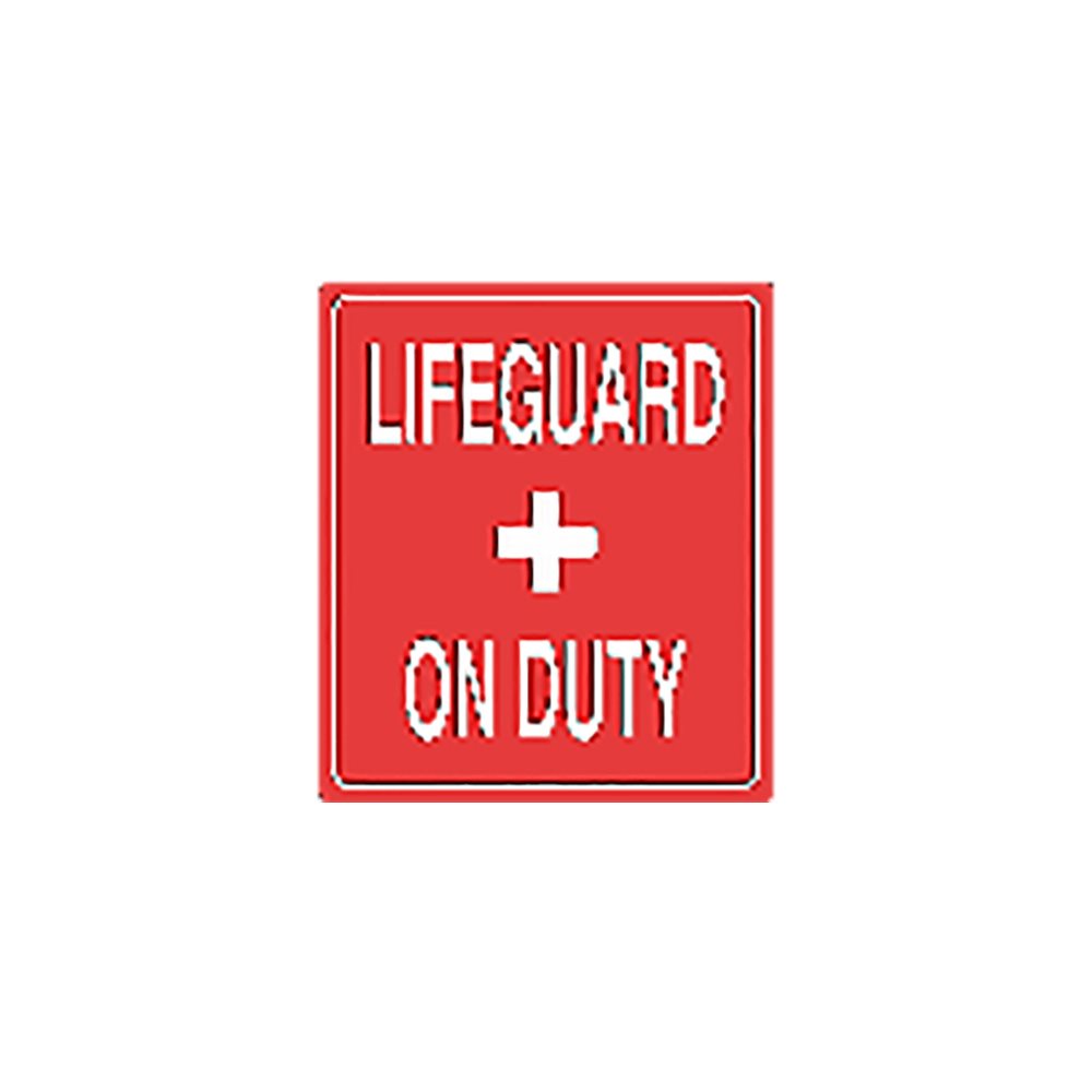 Tailwind Sign 10 X 12 LIFEGUARD + ON DUTY