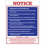 Sign - Notice: Regulations... 18" x 24"