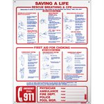 Sign - Emergency Assistance 18" x 24"