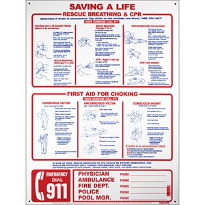 Sign - Emergency Assistance 18" x 24"