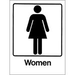 Sign - Women 9" x 12"