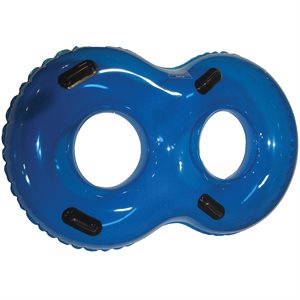 Tube Pro Waterpark Tube, 42" Double Transparent Blue