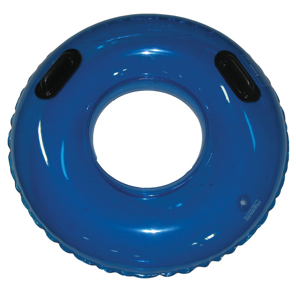 Tube Pro Waterpark Tube, 44" Single Transparent Blue, Overlap Seam