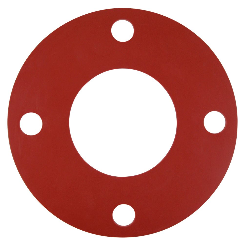 Valve / Flange Gasket, Red Rubber, 2.5"