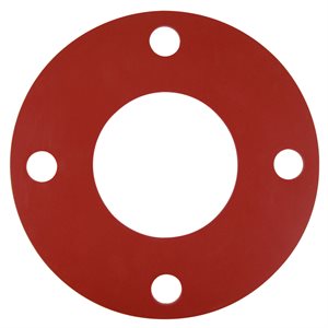 Valve / Flange Gasket, Red Rubber, 1.5"