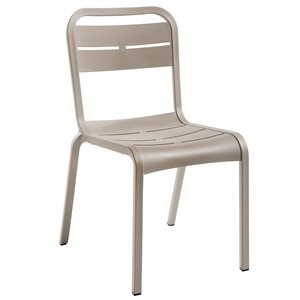 Cannes Stacking Sidechair, French Taupe, Case of 18