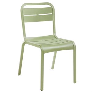 Cannes Stacking Sidechair, Sage Green, Case of 18