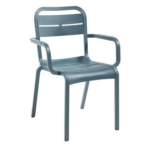 Cannes Stacking Armchair, Mineral Blue, Case of 16