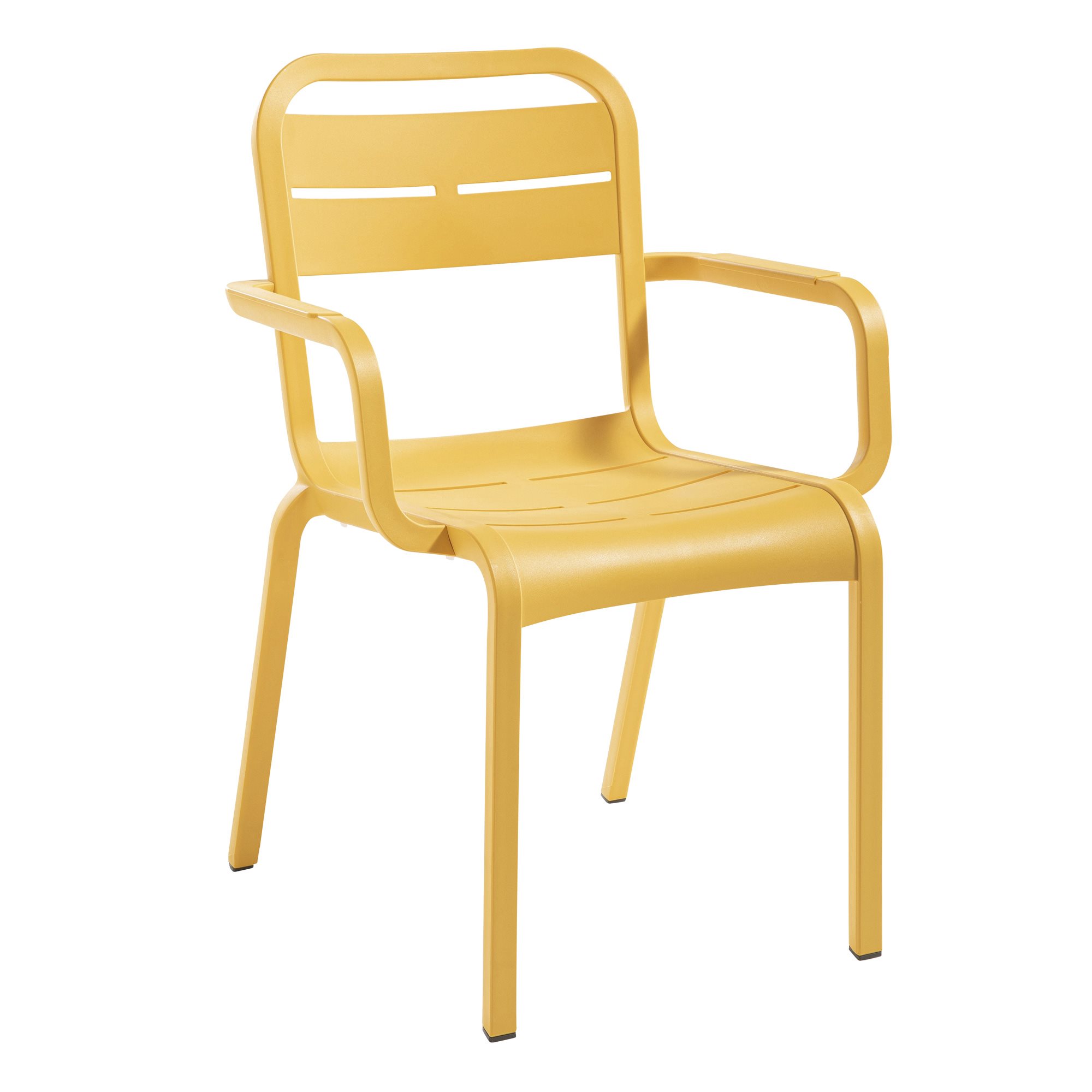 Cannes Stacking Armchair, Yellow, Case of 16